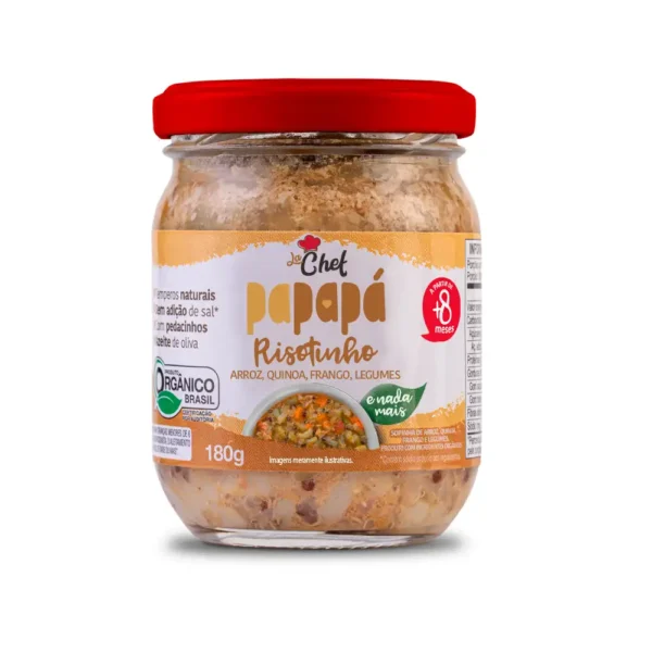 risotinho feito pensado na alimentação saudável do seu baby