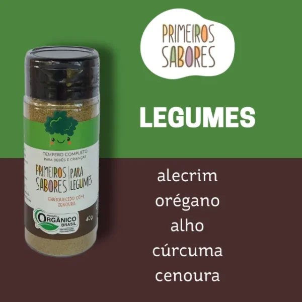 Temperos naturais para bebês